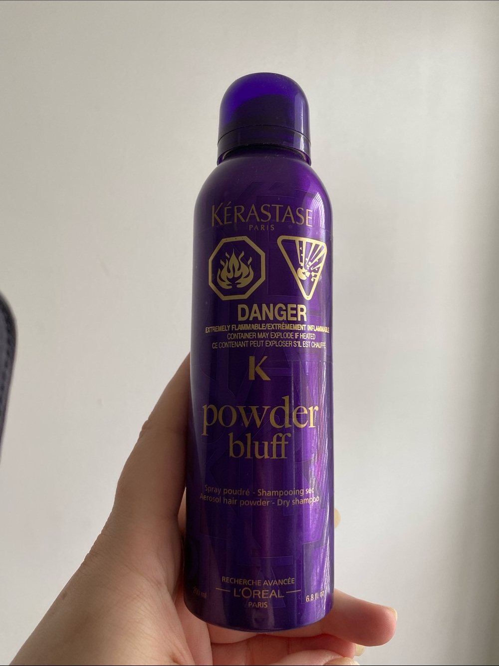 New Kerastase Discontinued Purple Dry Shampoo Powder Bluff 6.8oz RARE